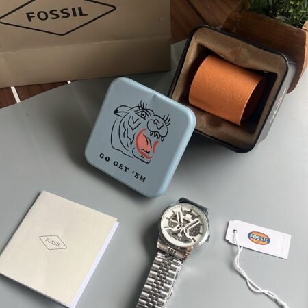 Fossil Tourbilln Automatic Silver-White