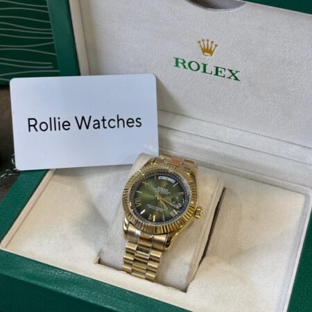 Rolex Oyster perpetual Day Date Automatic Gold Green