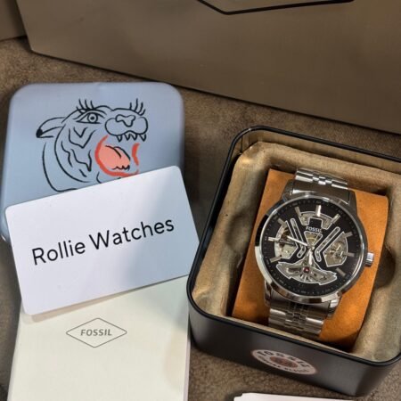 Fossil Tourbilln Automatic Silver-Black