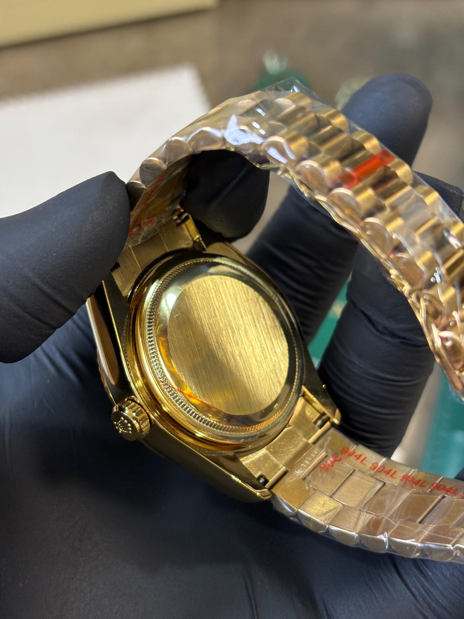 Rolex Oyster perpetual Day Date Automatic Gold Green - Image 6